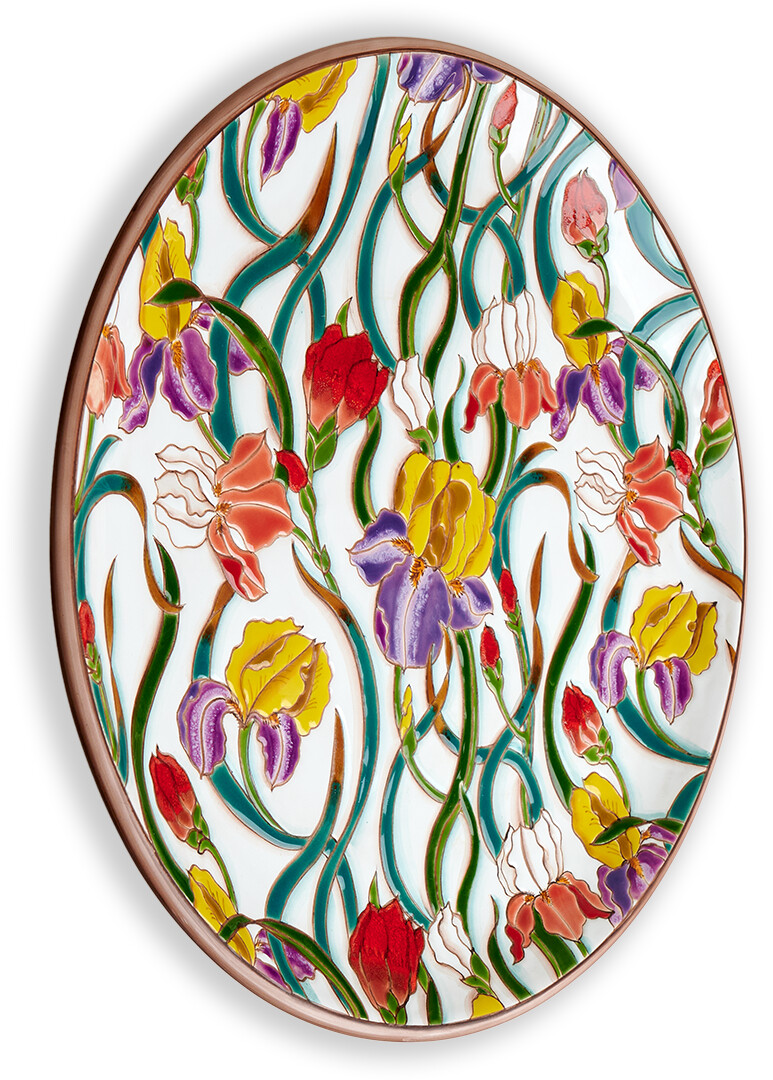 Тарелка Паттерн Ирисы