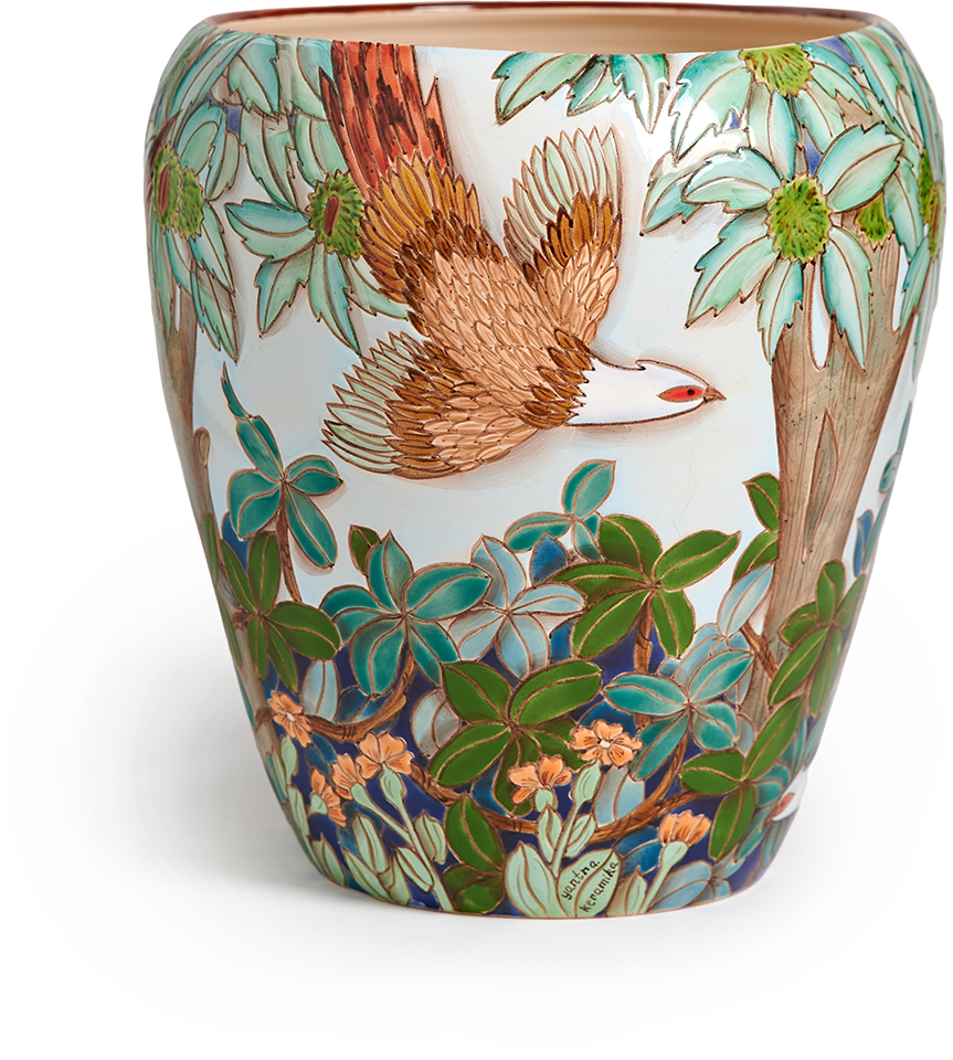 Ваза «Уильям Моррис птица»