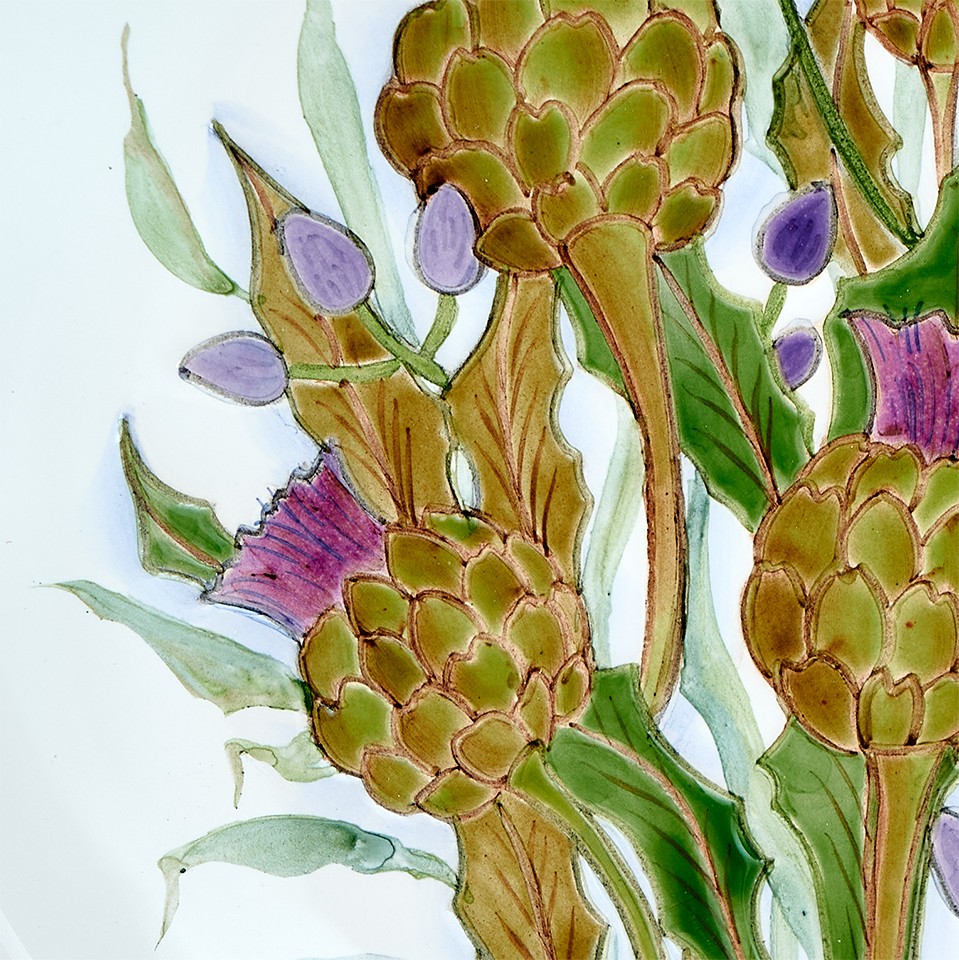 Тарелка Чертополох