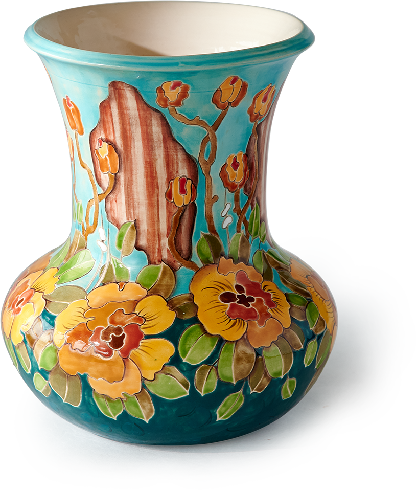 Ваза «Лоскутная Лютики»