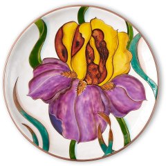 Тарелка Паттерн Ирисы