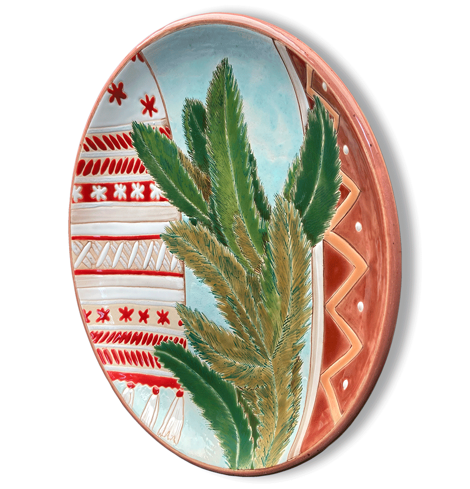 Тарелка Еловая ветвь