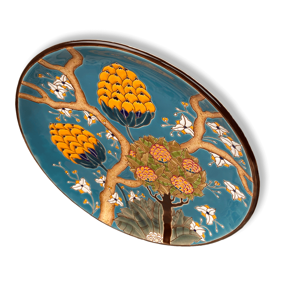 Тарелка Тропики артишок