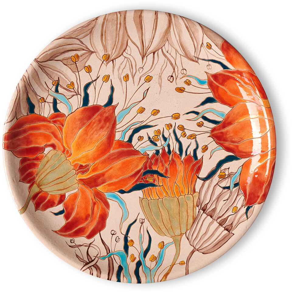 Тарелка Огнецвет