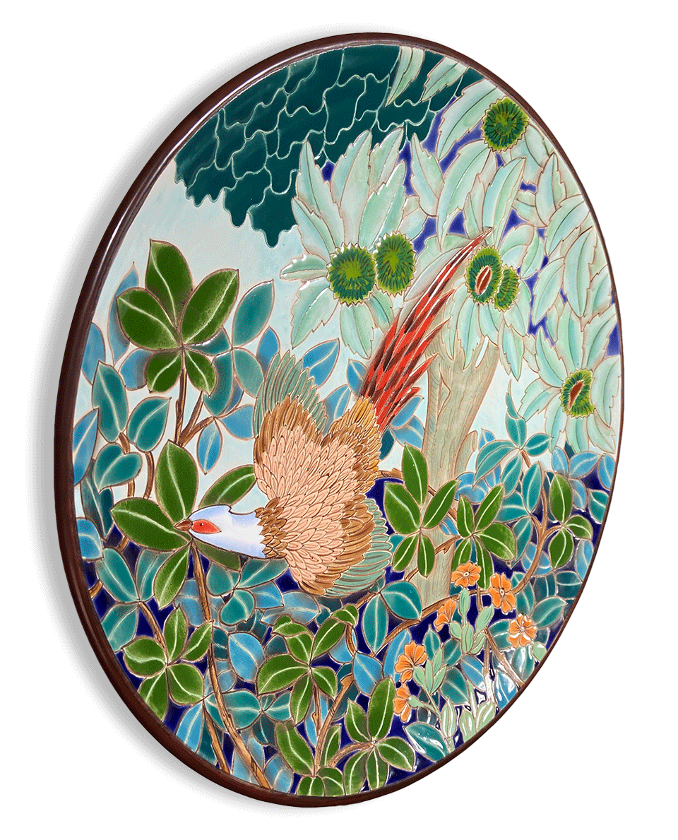 Тарелка Уильям Моррис Птица