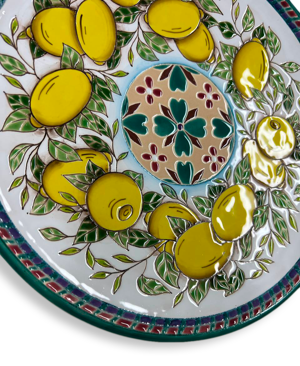 Тарелка Лимоны 4