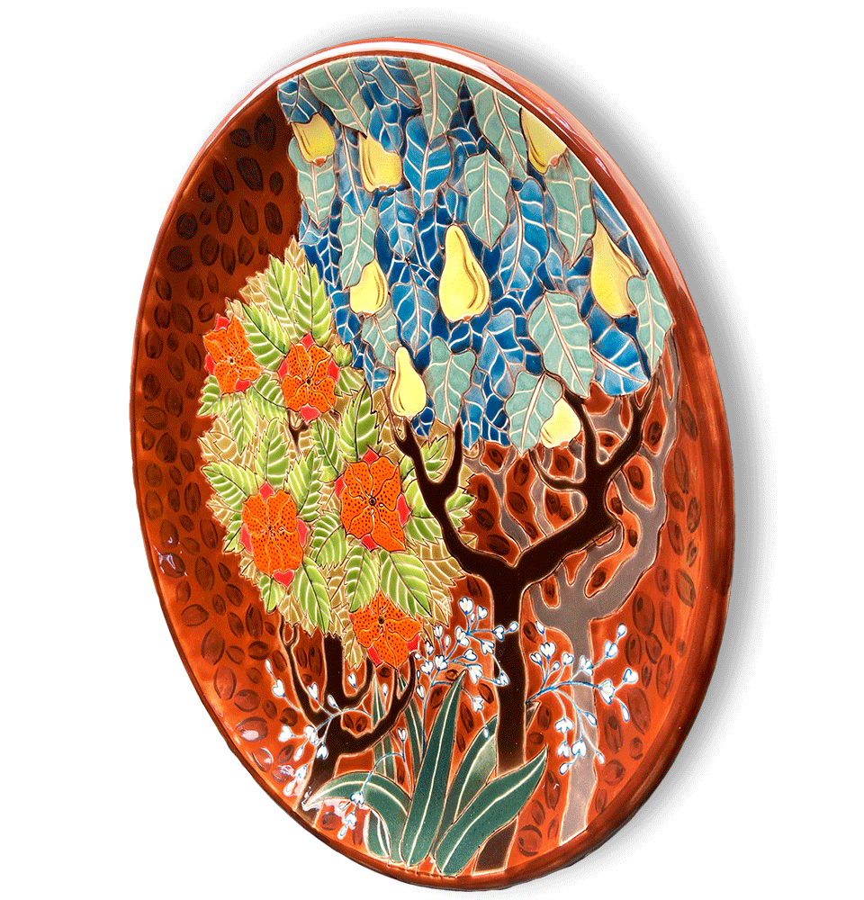 Тарелка Тропики груши