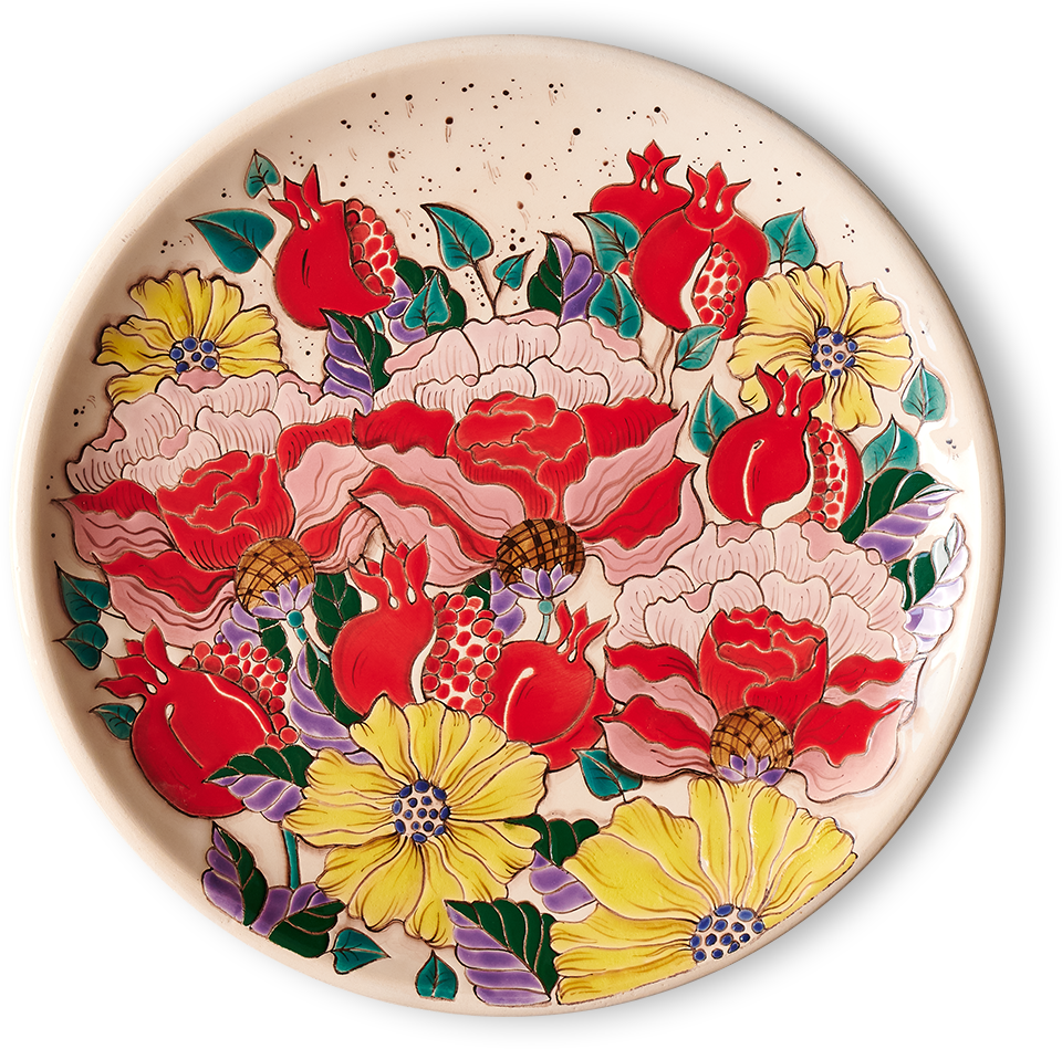 Тарелка Букет