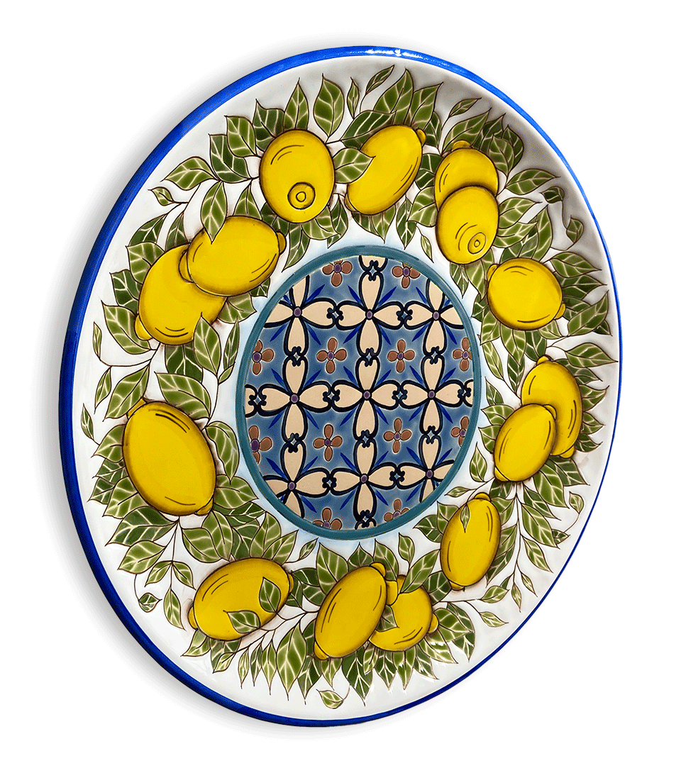 Тарелка Лимоны 7