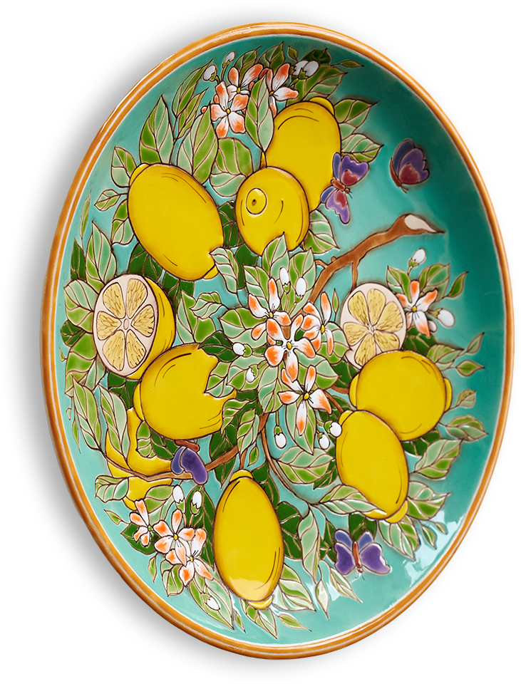 Тарелка Лимоны Сиеста