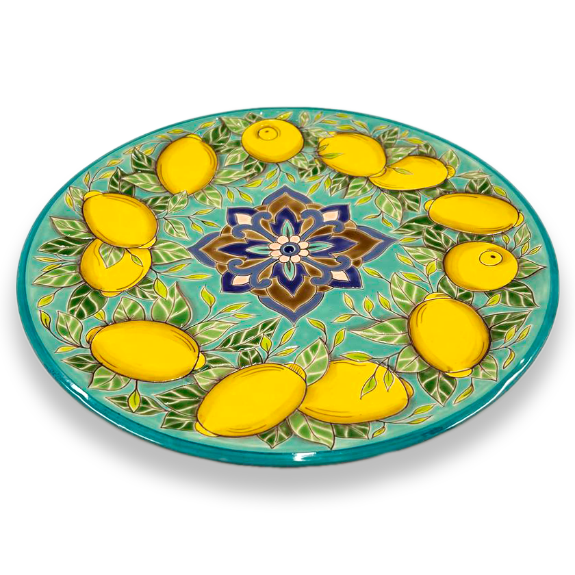 Тарелка Лимоны 10