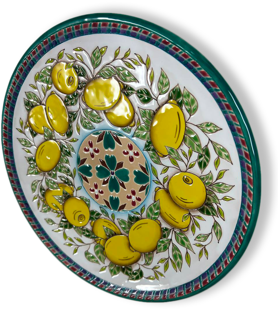 Тарелка Лимоны 4