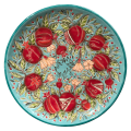 Тарелка Гранаты с новыми цветами
