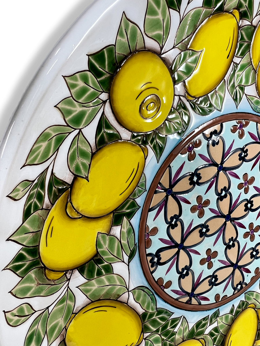 Тарелка Лимоны 7