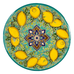 Тарелка Лимоны 10