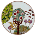 Тарелка Тропики с деревом