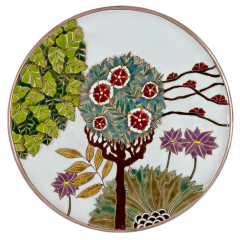 Тарелка Тропики с деревом