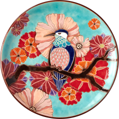 Тарелка Птица на ветке