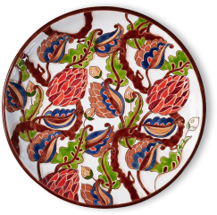 Тарелка Тропический паттерн